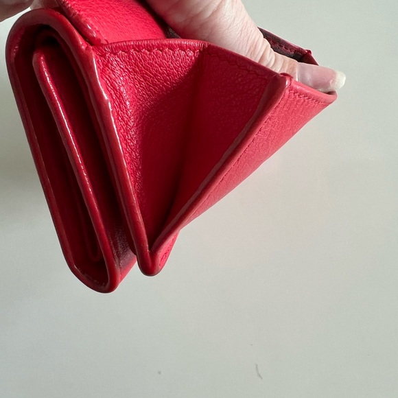 Balenciaga Red Paiper Wallet - Picture 6 of 13
